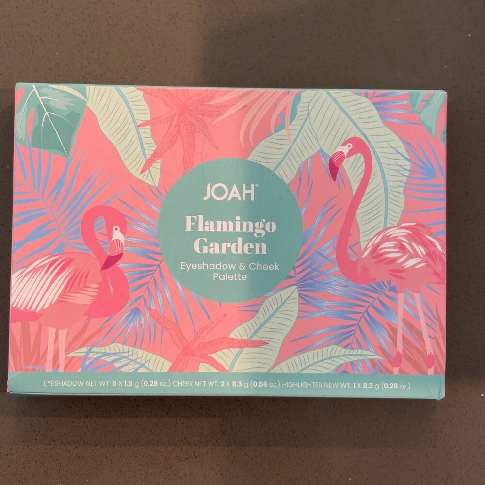 JOAH Beauty Flamingo Garden Cheek and Eyeshadow Palette